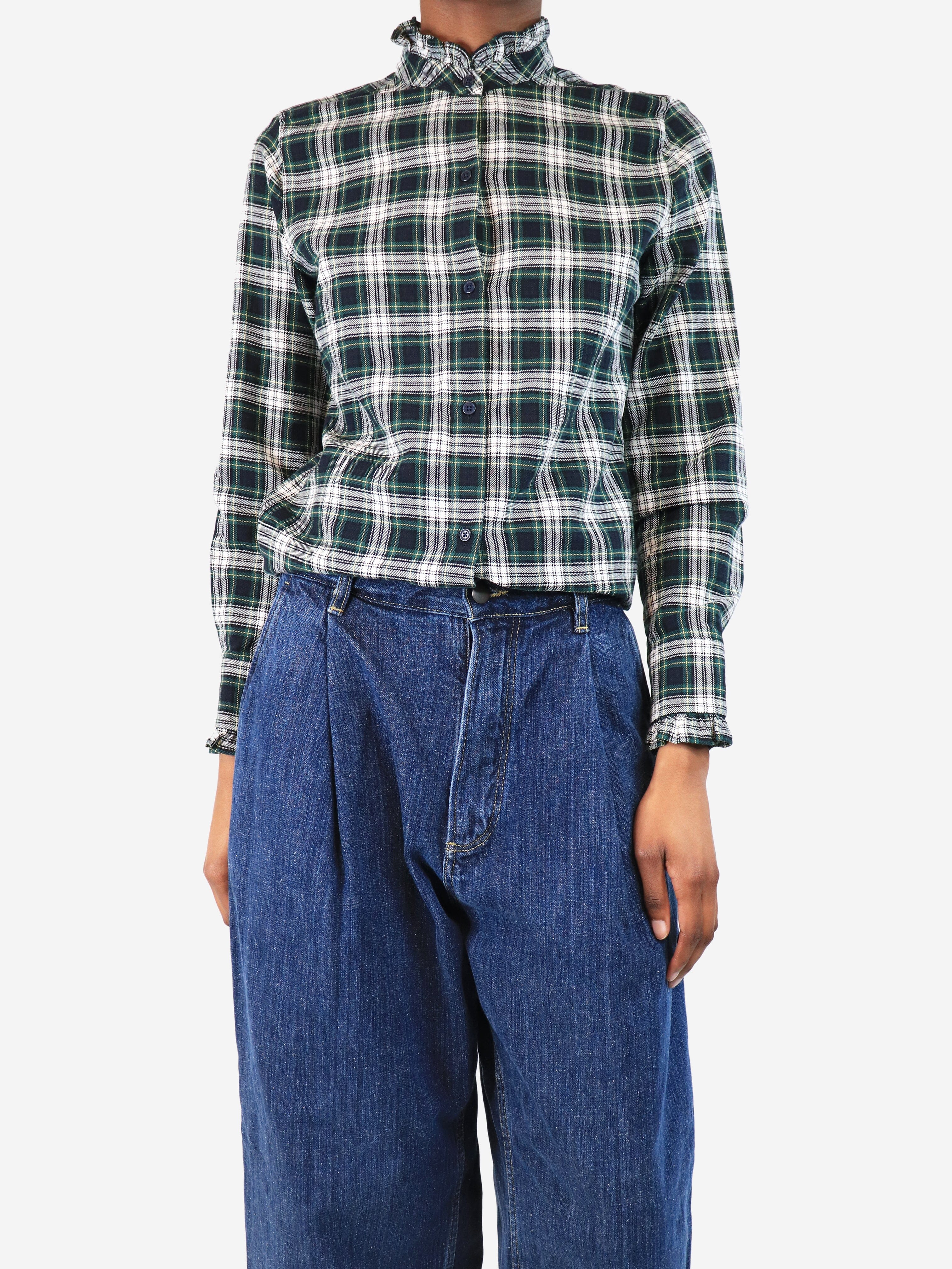 Muticolour check shirt - size XS Tops Nili Lotan 