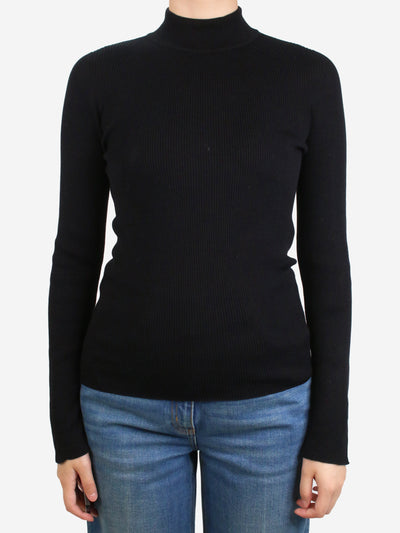 Black high-neck ribbed top - size M Tops The Row 