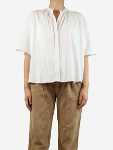 Vince White button-up linen shirt - size S