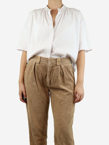 Vince White button-up linen shirt - size S