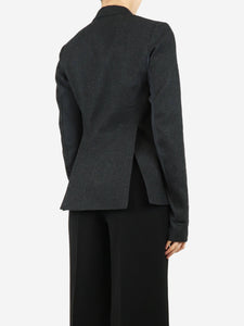 Rick Owens Charcoal wool blazer - size UK 12