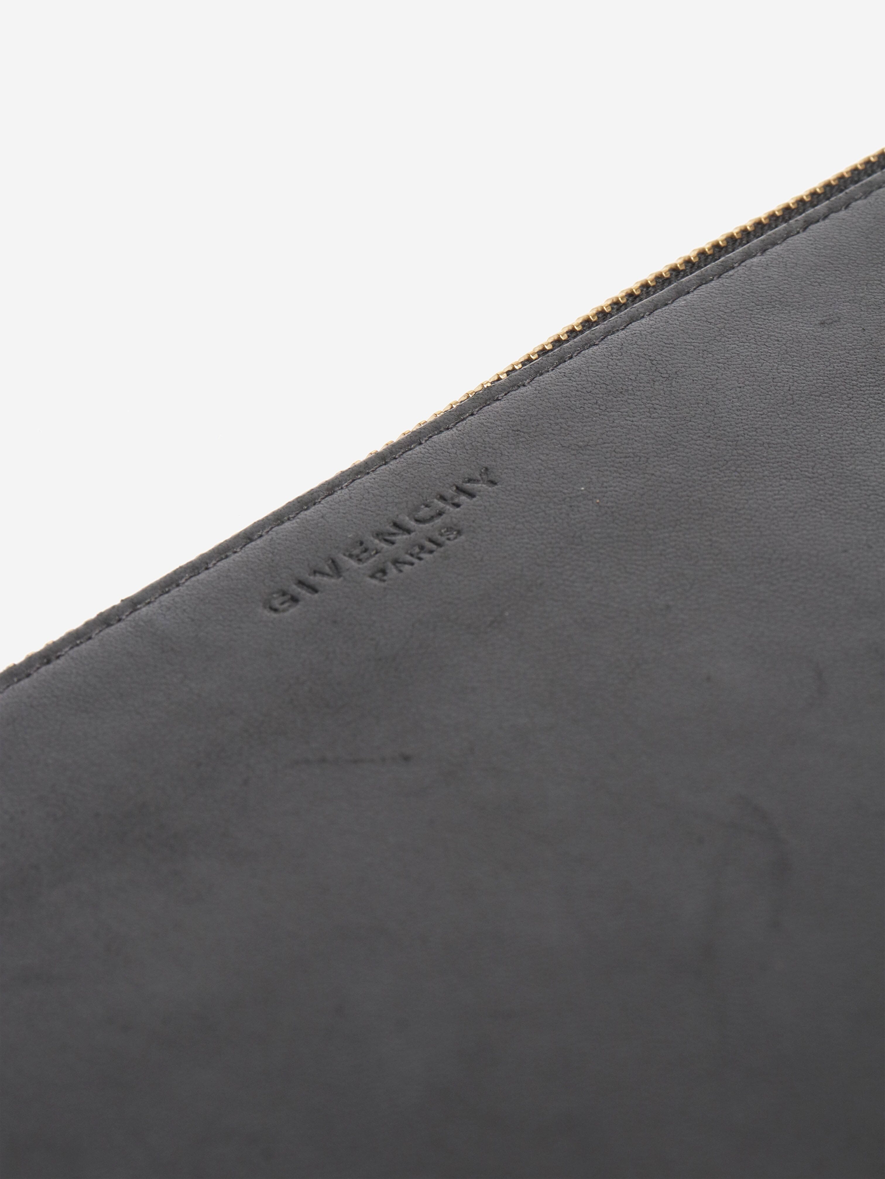Black leather clutch Bags Givenchy 