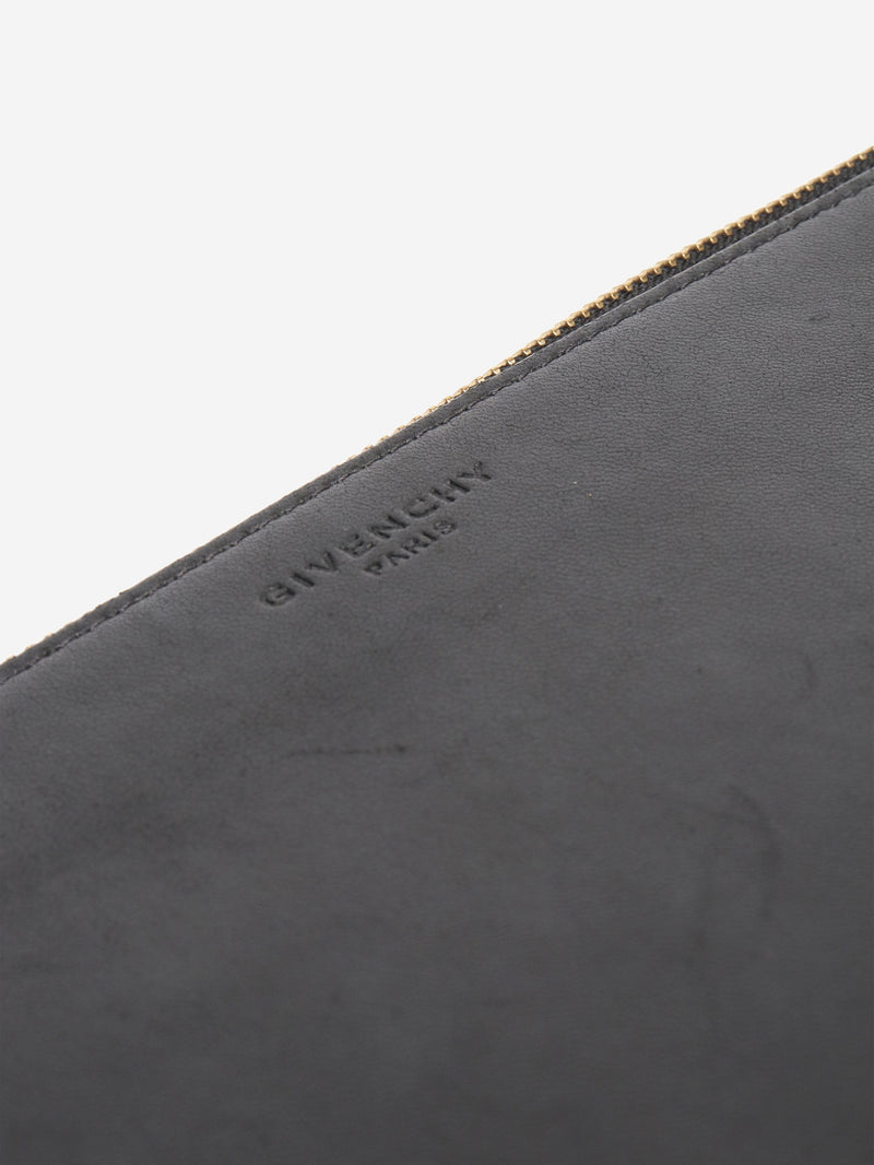 Black leather clutch Bags Givenchy 