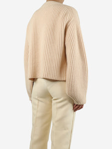 Khaite Cream cashmere cardigan - size S