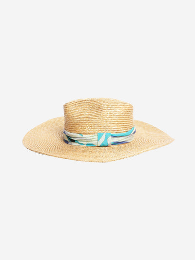 Neutral straw hat Hats Emilio Pucci 