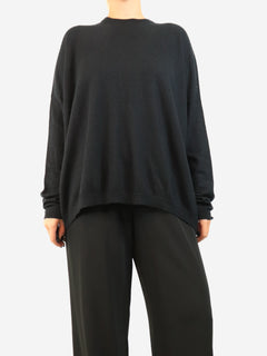 Black knit cashmere sweater - size L Knitwear Raey 