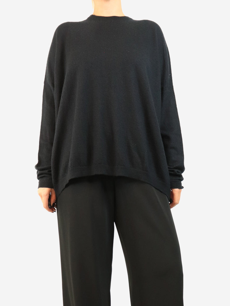 Black knit cashmere sweater - size L Knitwear Raey 