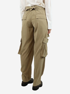 Isabel Marant Khaki cargo trousers - size UK 10