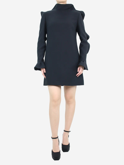 Black scallop-trimmed dress - size IT 44 Dresses Valentino 