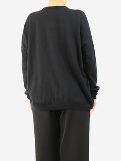 Black knit cashmere sweater - size L Knitwear Raey 