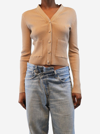 Beige ribbed knit cardigan - size XS Tops Joseph 