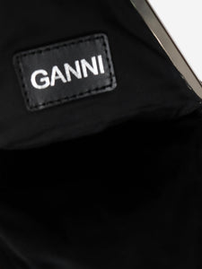 Ganni Silver braided bangle purse