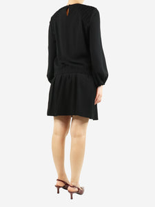 Isabel Marant Black long sleeve midi dress - size UK 12