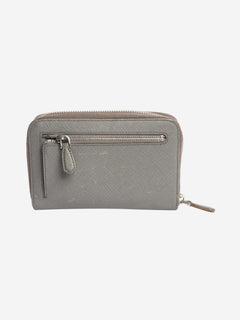 Grey Saffiano zip wallet Wallets, Purses & Small Leather Goods Prada 