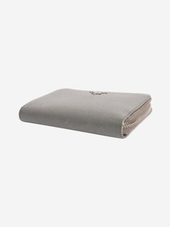 Grey Saffiano zip wallet Wallets, Purses & Small Leather Goods Prada 