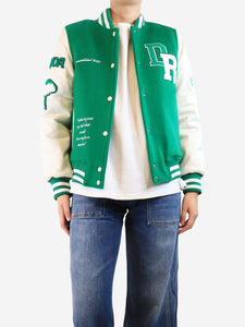 Ayda Green varsity jacket - size S