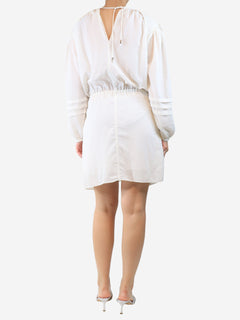 Ivory crepe mini dress - size UK 10 Dresses Isabel Marant Etoile 