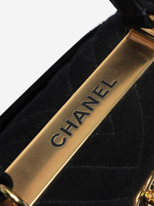 Chanel Black 2019 medium chevron-quilted jersey Trendy shoulder bag