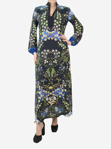Etro Black floral printed dress - size IT 46