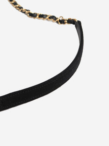 Chanel Black 2019 medium chevron-quilted jersey Trendy shoulder bag