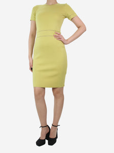 Gucci Yellow short-sleeved crewneck dress - size S