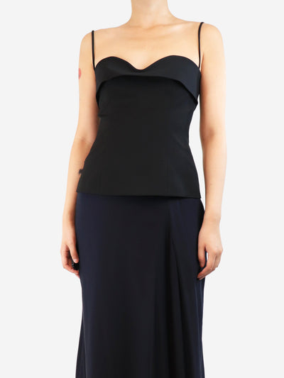 Black cami top - size UK 10 Tops Emilia Wickstead 