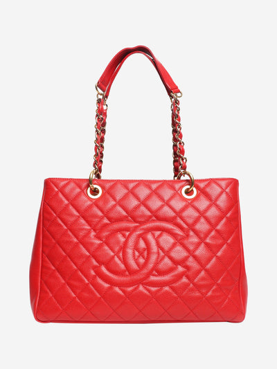 Red 2013 caviar leather GST tote bag Tote Bags Chanel 