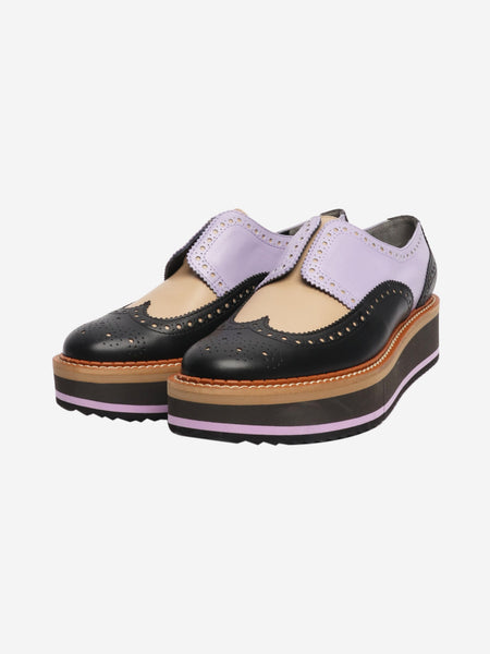Multicolour Becka platform brogues - size EU 40 alternate image