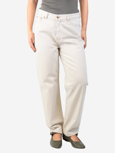 Neutral bleached jeans - size UK 14 Trousers Samsoe & Samsoe 
