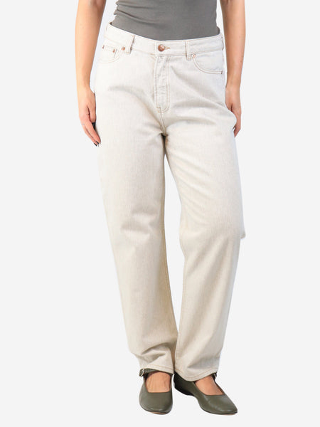 Neutral bleached jeans - size UK 14 product image