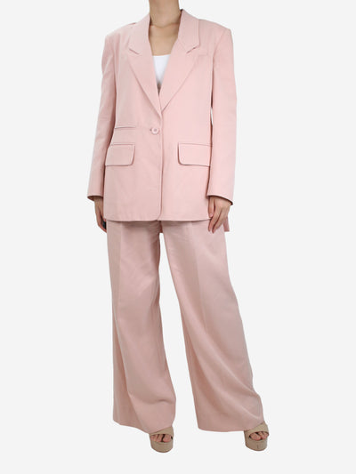 Pink wide-leg trousers and blazer set - size UK 8 Sets Shona Joy