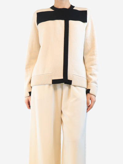 Neutral knit jacket - size M Coats & Jackets Givenchy 