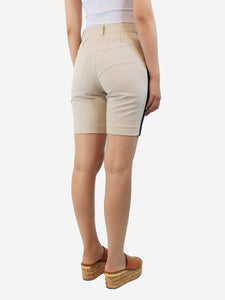 Wood Wood Wood Wood Neutral pleated shorts - size UK 8