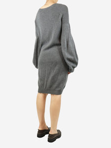 Stella McCartney Grey wool knit dress - size UK 8