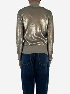 Joseph Brown high-neck sequin jumper - size XS