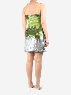 Green sequin mini dress - size UK 8 Dresses Jovani 
