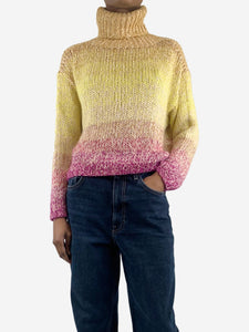 Forte Forte Multi cropped mohair-blend turtleneck jumper - size UK 6