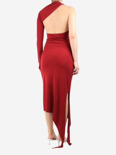 Red slash midi dress - size L Dresses Courreges 