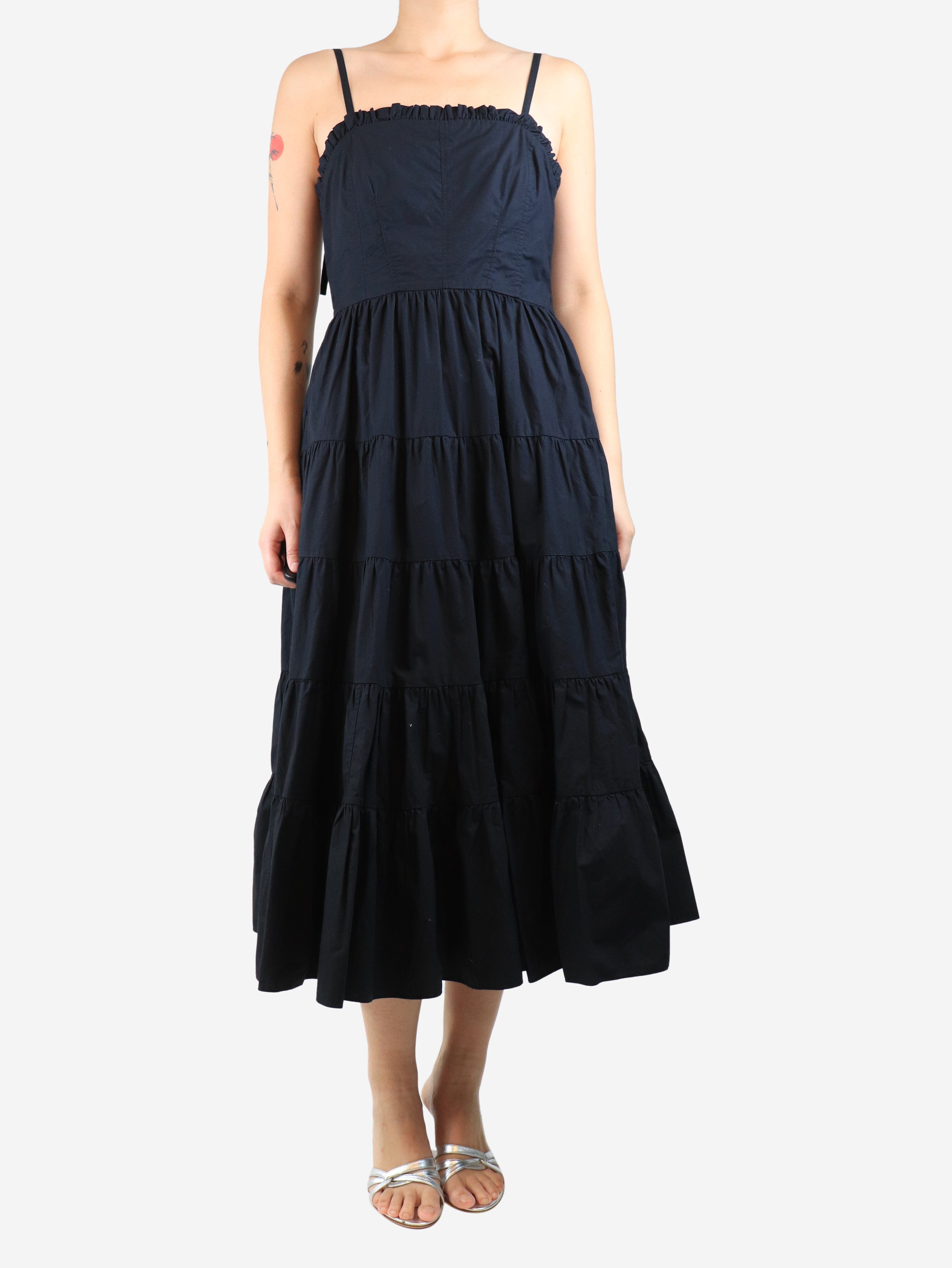 Black sleeveless panelled dress - size UK 10 Dresses Ulla Johnson 