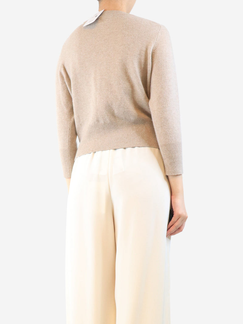 Neutral cropped cardigan - size M Knitwear Vince 