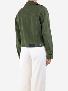 The Kooples Green denim jacket - size UK 8