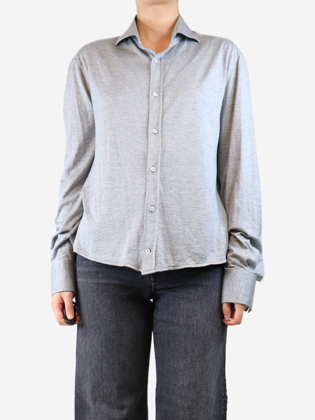 Grey jersey shirt - size M product image