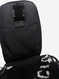 Black faux fur logo explorer crossbody pouch Cross-body bags Balenciaga 