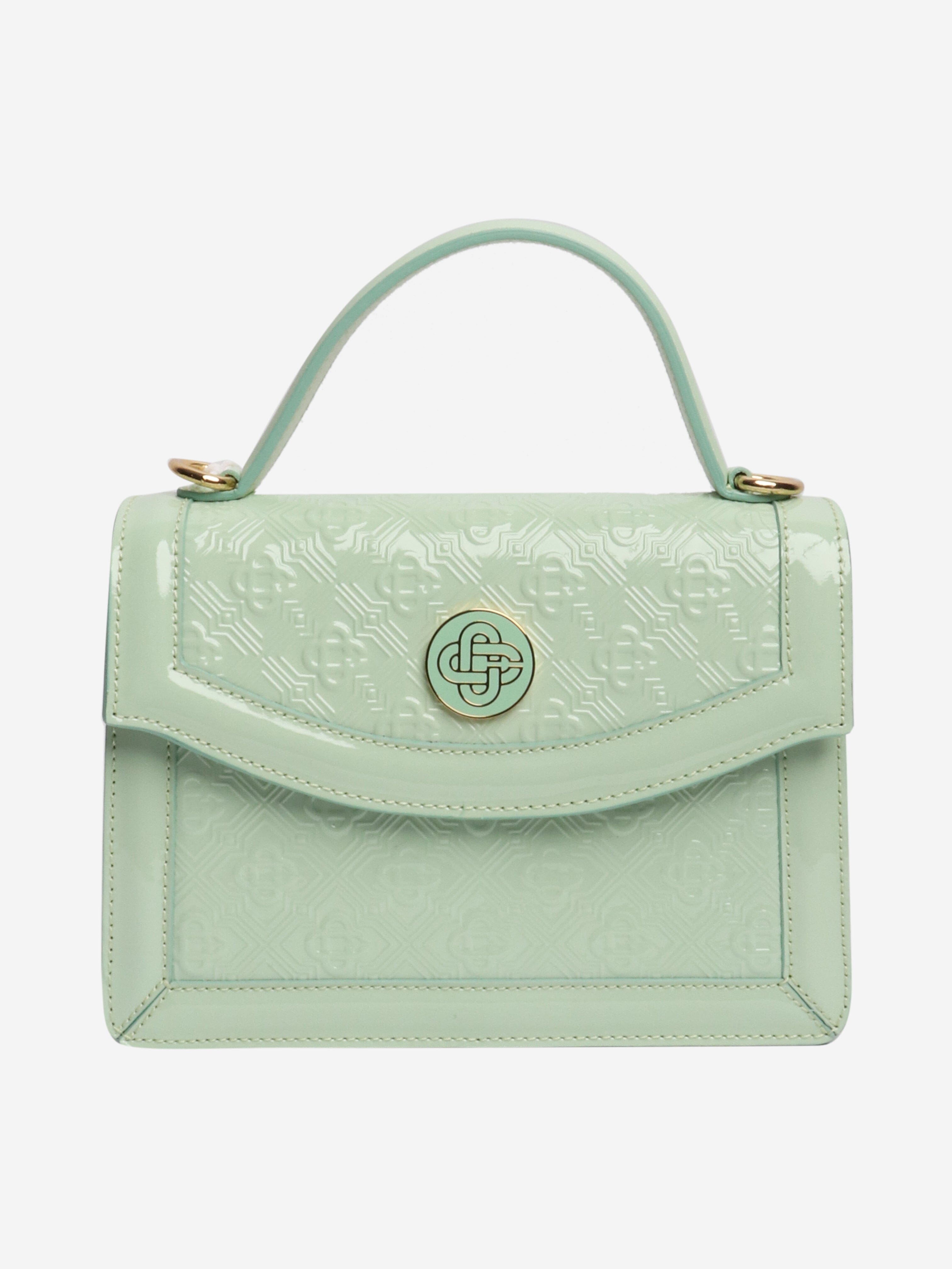 Mint green Jeanne top handle bag Cross-body Bags Casablanca 