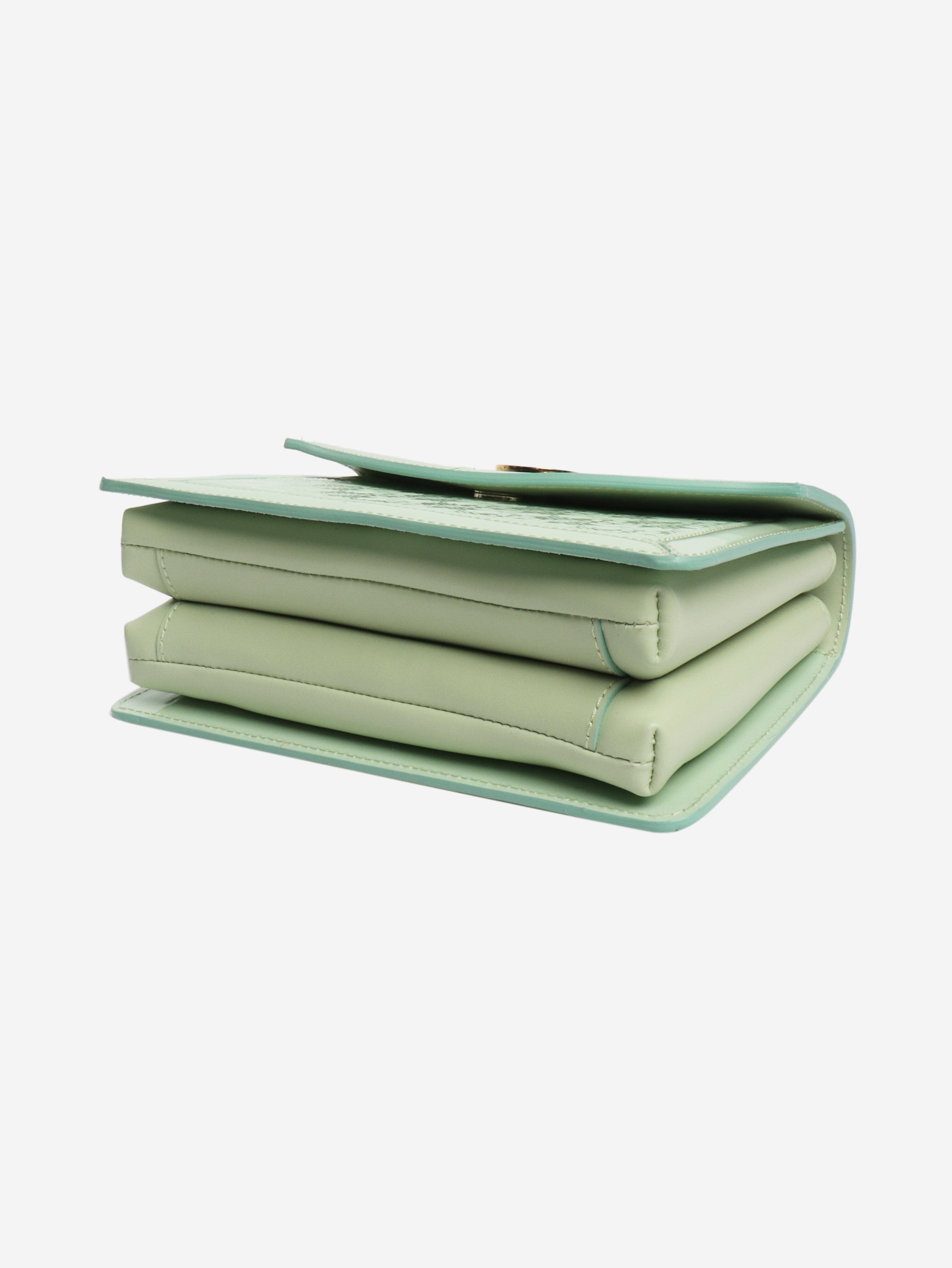 Mint green Jeanne top handle bag Cross-body Bags Casablanca 