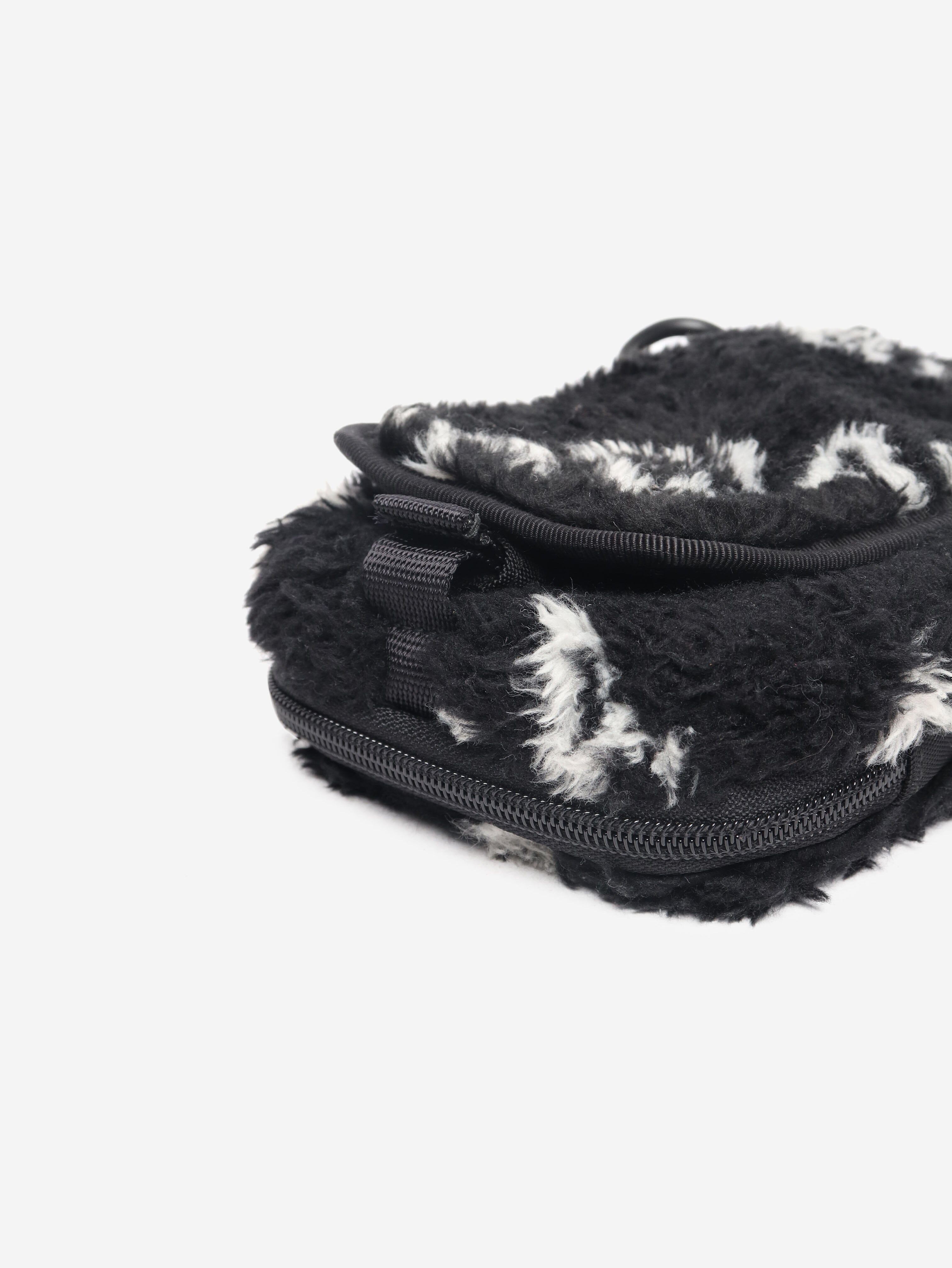 Black faux fur logo explorer crossbody pouch Cross-body bags Balenciaga 