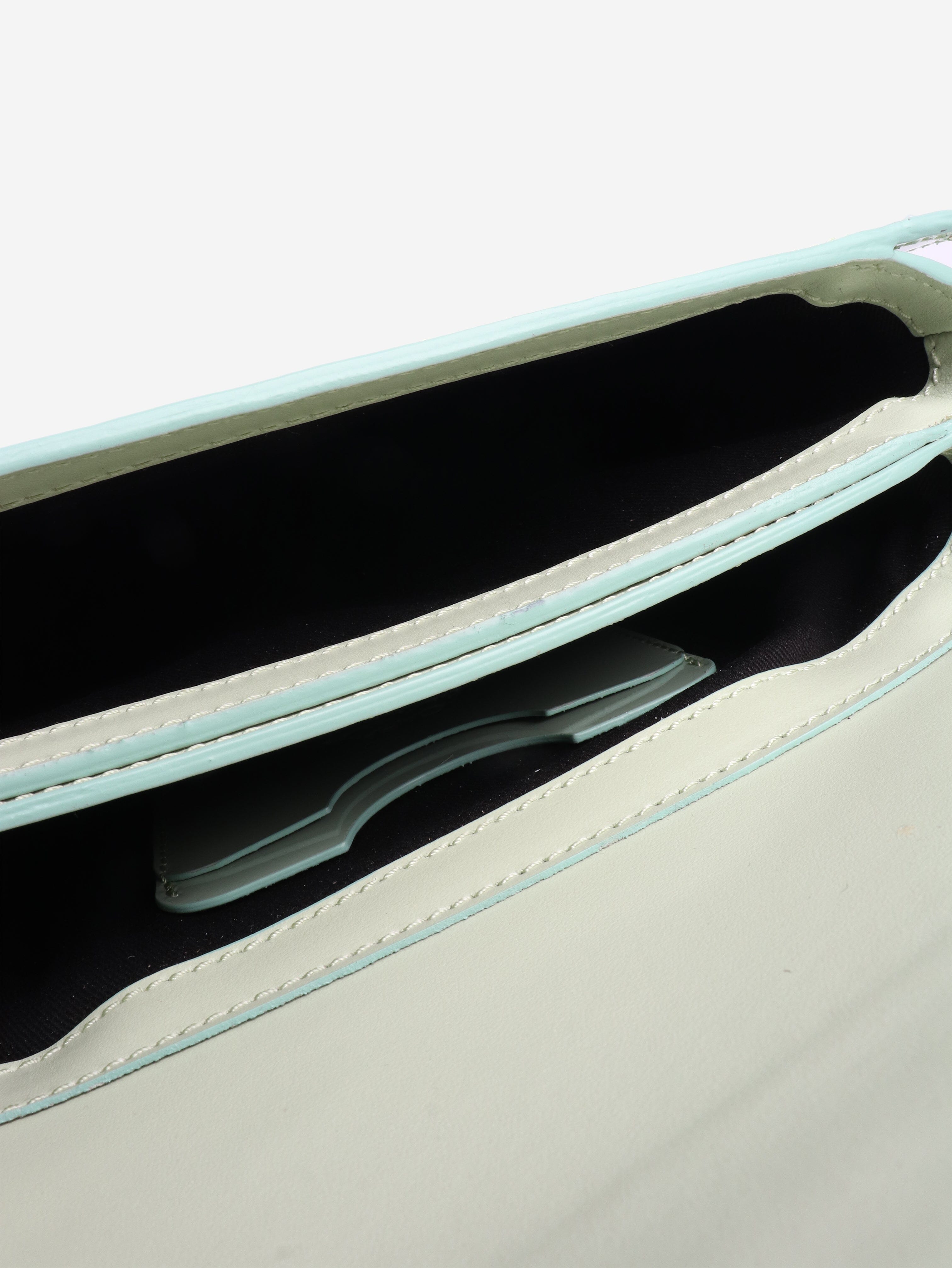 Mint green Jeanne top handle bag Cross-body Bags Casablanca 