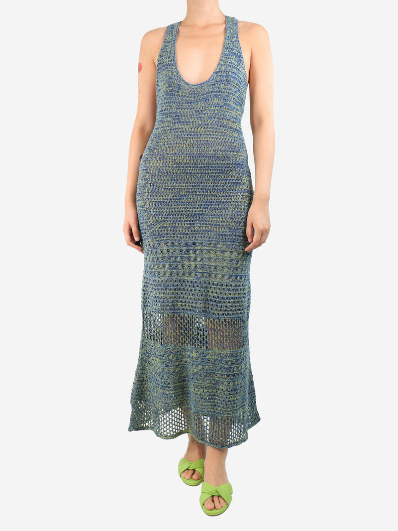 Blue crochet midi dress - size S Dresses ESCVDO 