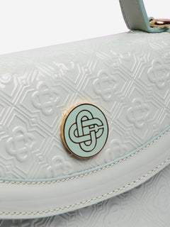Mint green Jeanne top handle bag Cross-body Bags Casablanca 