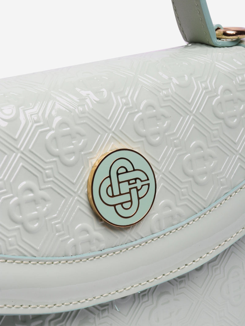 Mint green Jeanne top handle bag Cross-body Bags Casablanca 